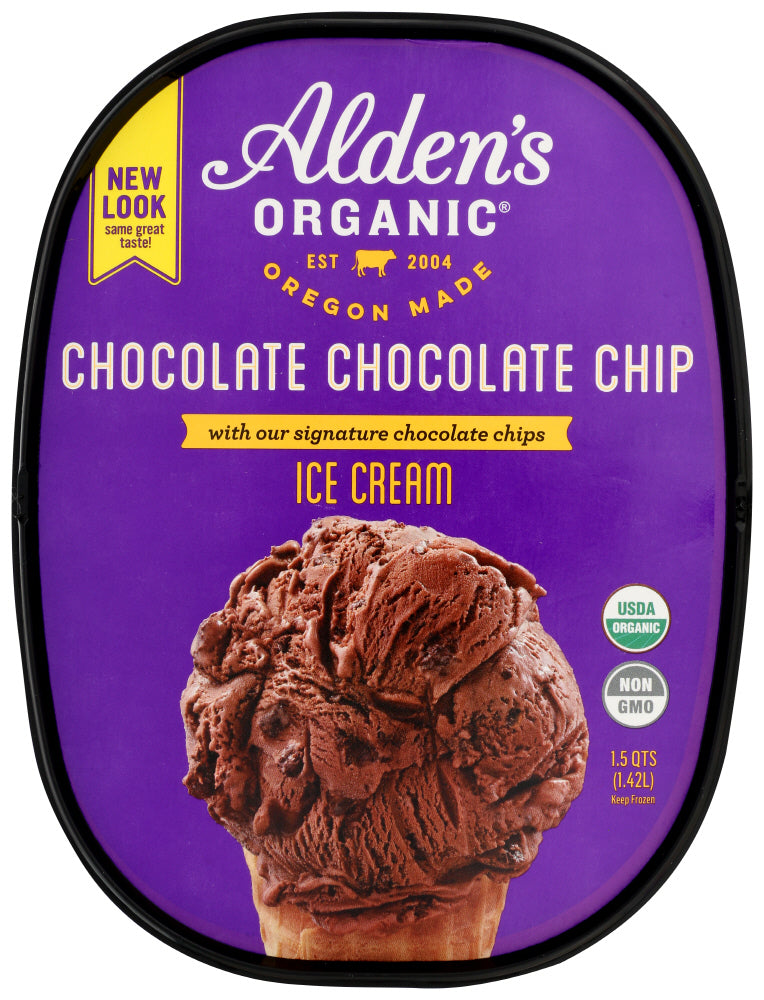 Alden's Organic Ice Cream - Chocolate Chocolate Chip – Harvest