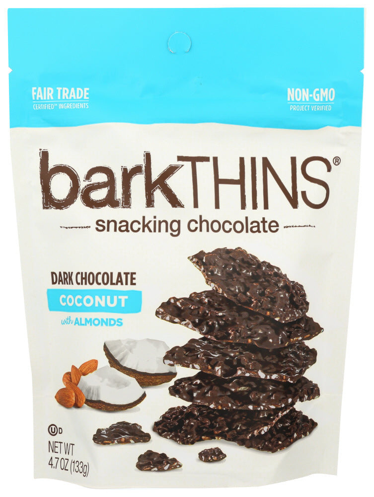 barkTHINS Dark Chocolate Almond and Sea Salt Snacking Chocolate
