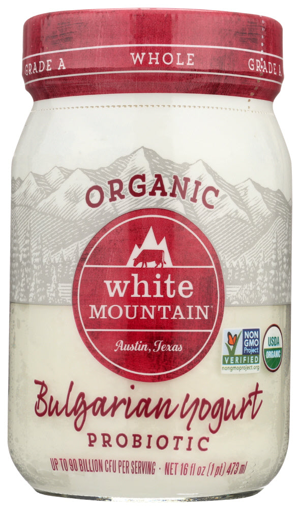 White Mountain Whole Milk Bulgarian Yogurt 16 oz – Harvest Market Curbside  Pickup